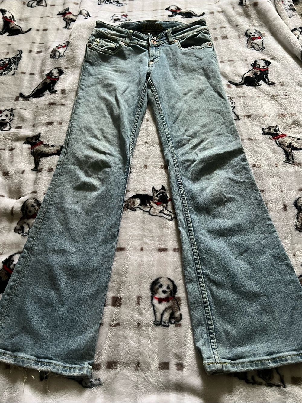 Miss Me Light Blue Flare Jeans for Women